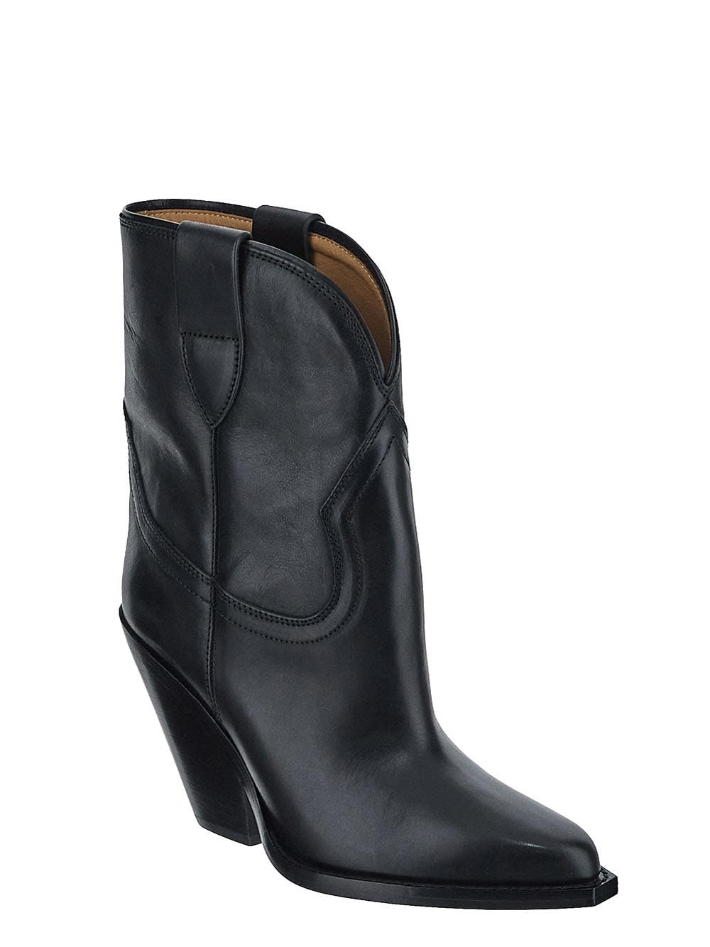 Oluxury Isabel Marant Leyane Texan Ankle Boots