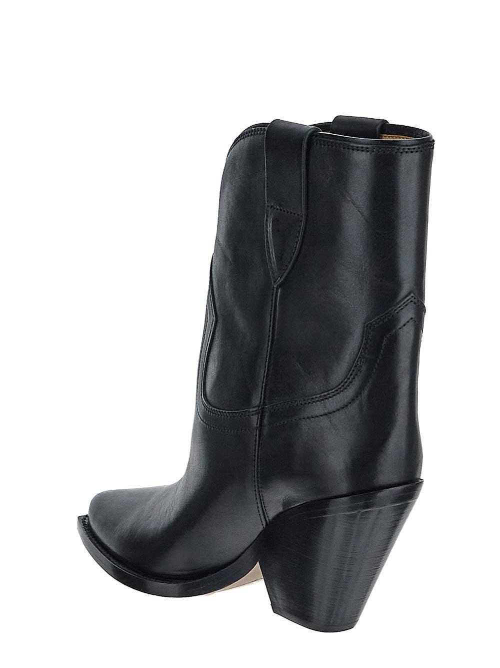 Oluxury Isabel Marant Leyane Texan Ankle Boots