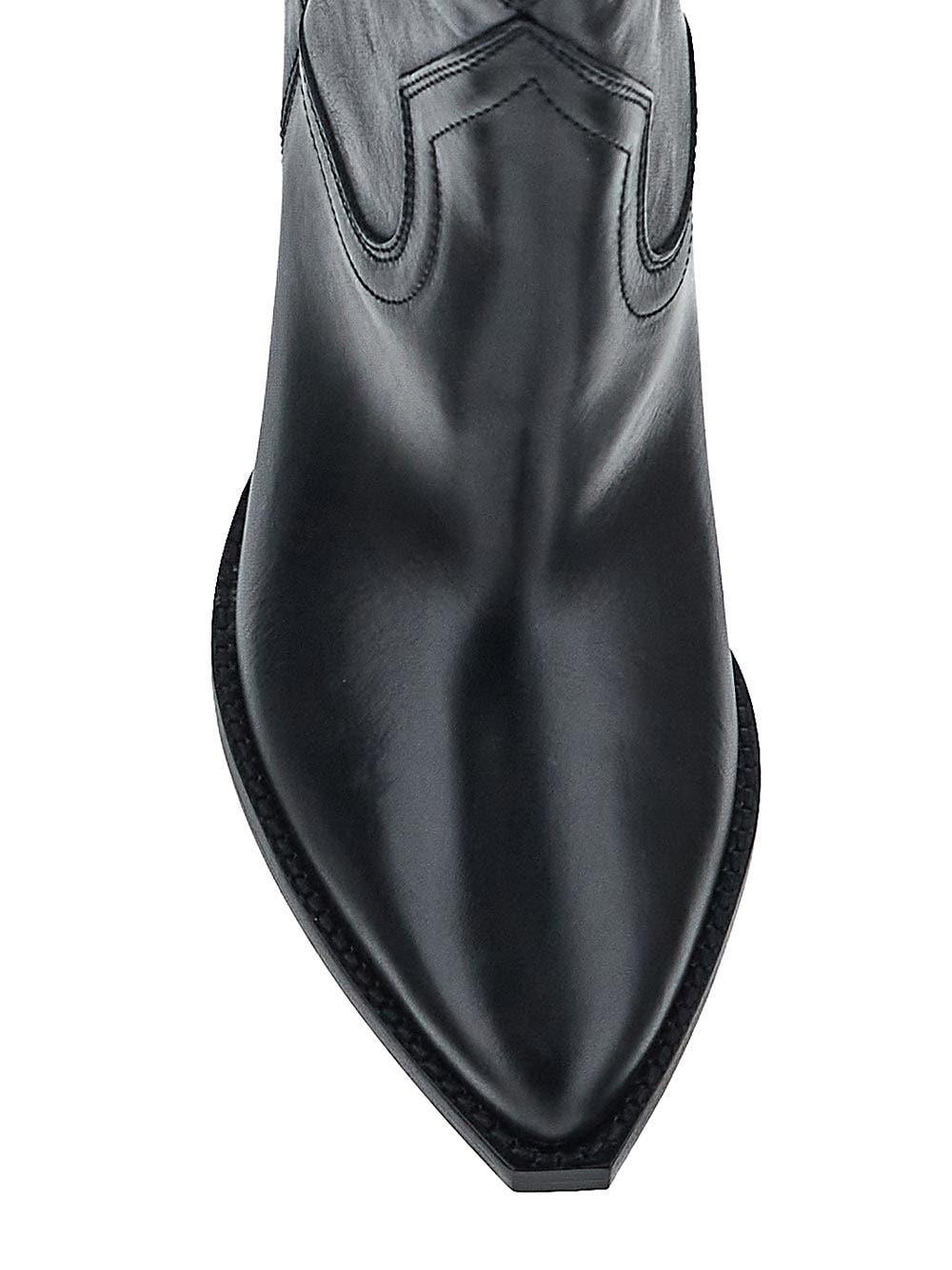 Oluxury Isabel Marant Leyane Texan Ankle Boots