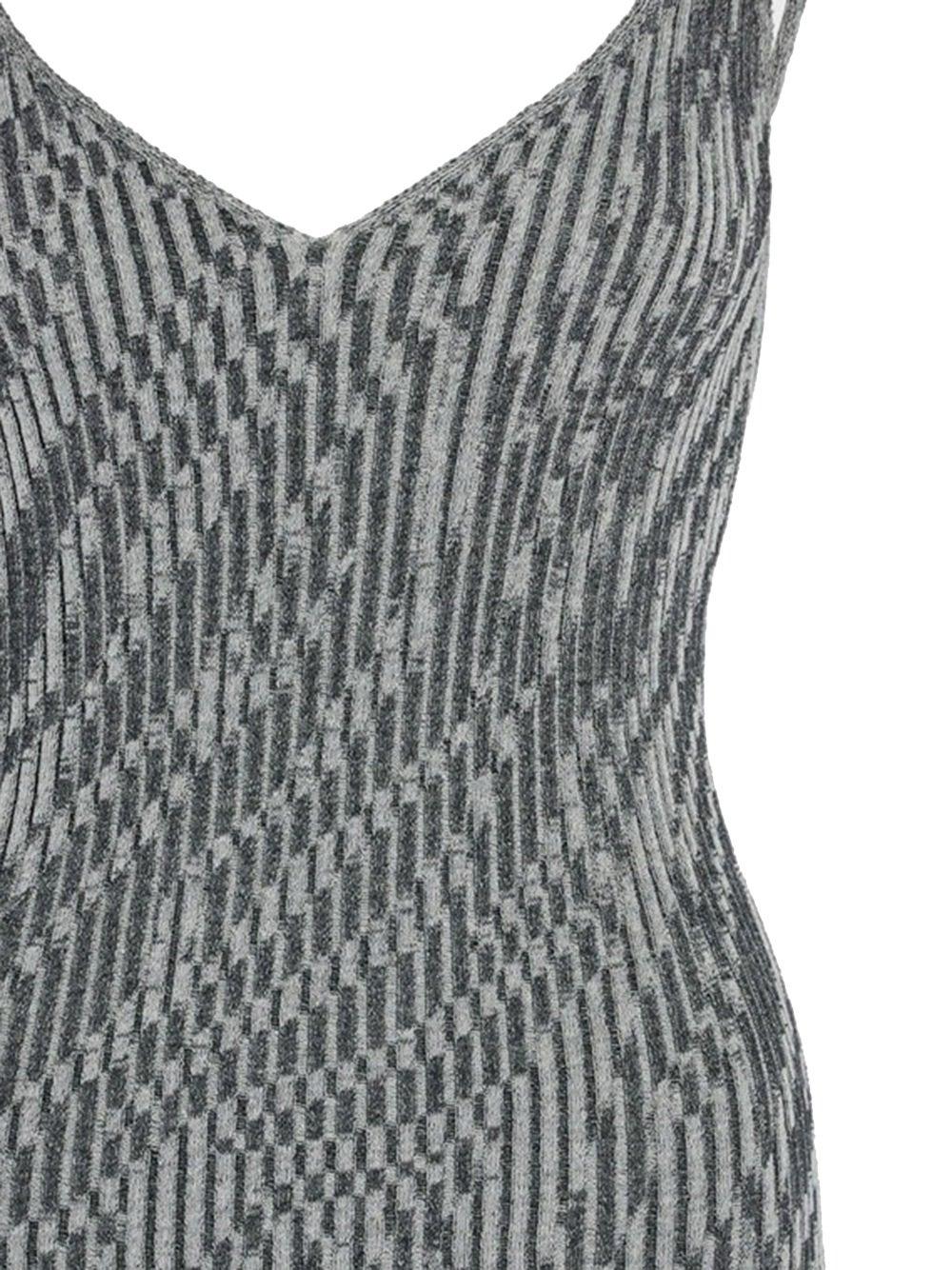 Oluxury Jacquemus La Mini Robe Maille Zebra