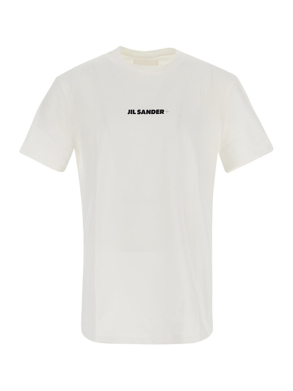 Oluxury Jil Sander Logo Print T-Shirt