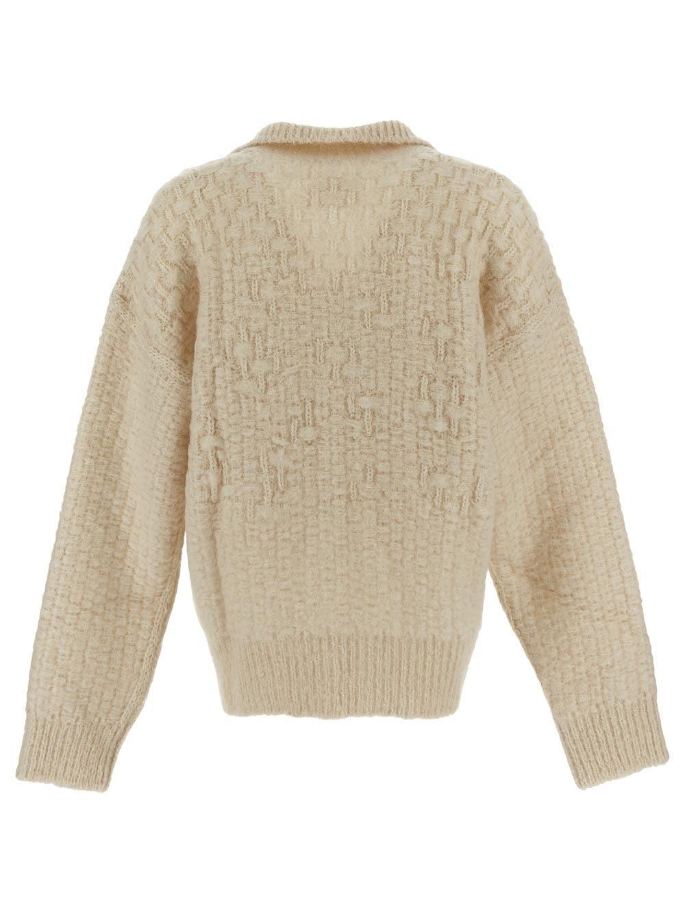 Oluxury Jil Sander Zip Knit
