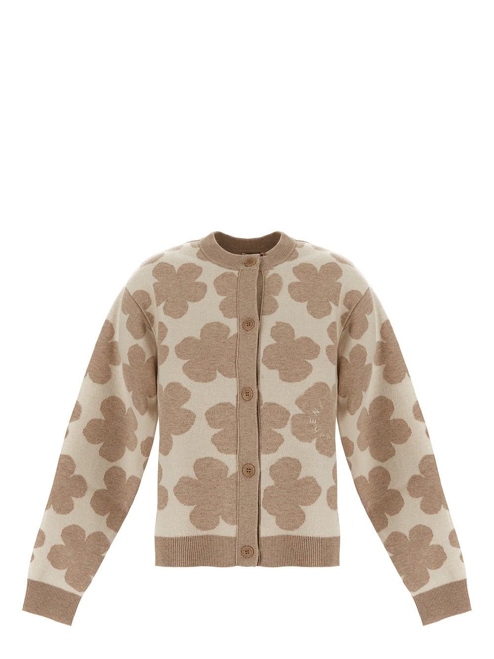 Oluxury Kenzo Floral Cardigan