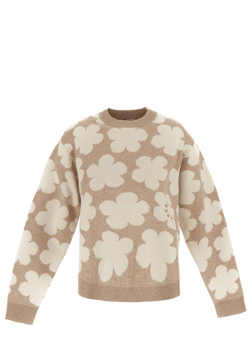 Oluxury Kenzo Floral Knit
