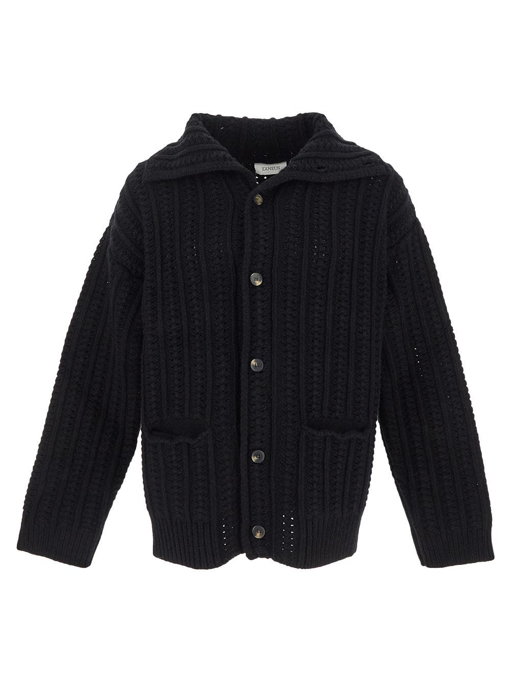Oluxury Laneus Knitted Cardigan