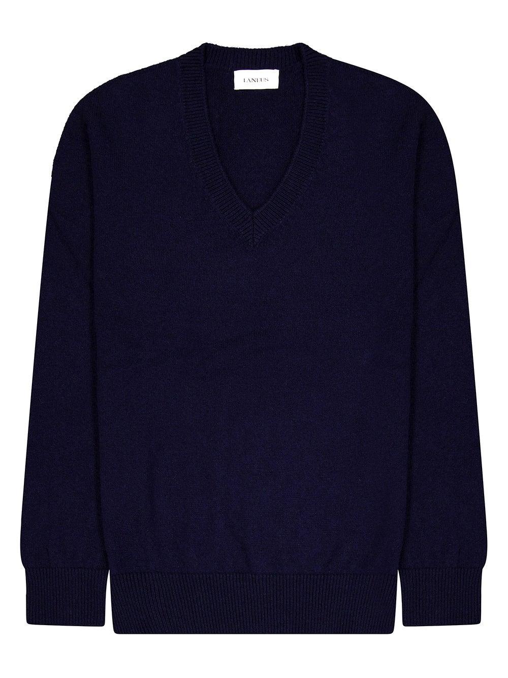 Oluxury Laneus V-Neck Knit