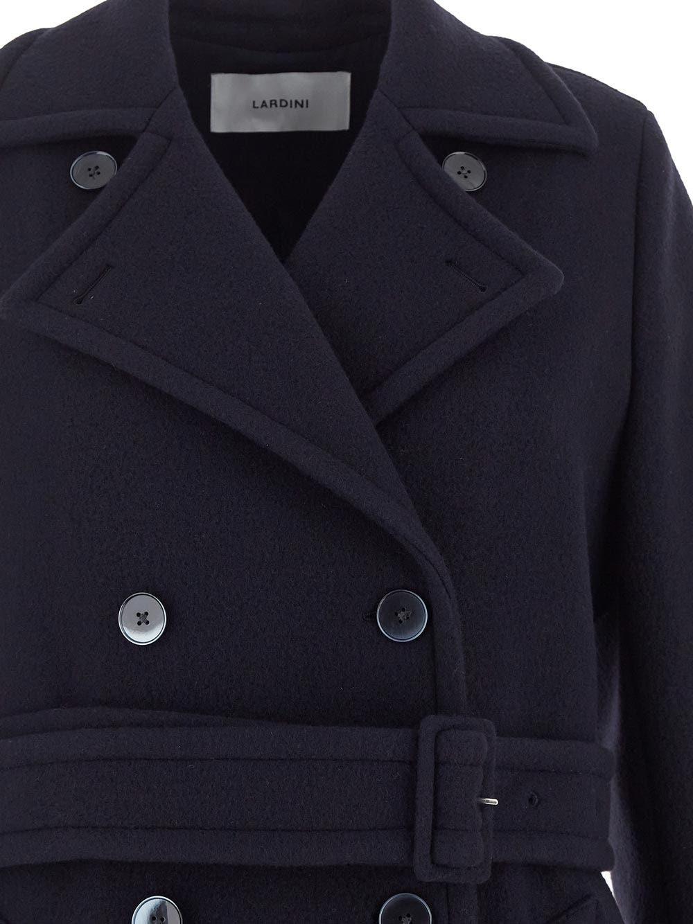 Oluxury Lardini Double Breasted Coat