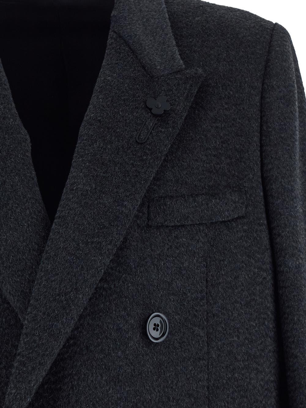 Oluxury Lardini Double Breasted Coat