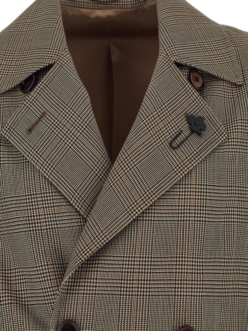 Oluxury Lardini Double-breasted Trench