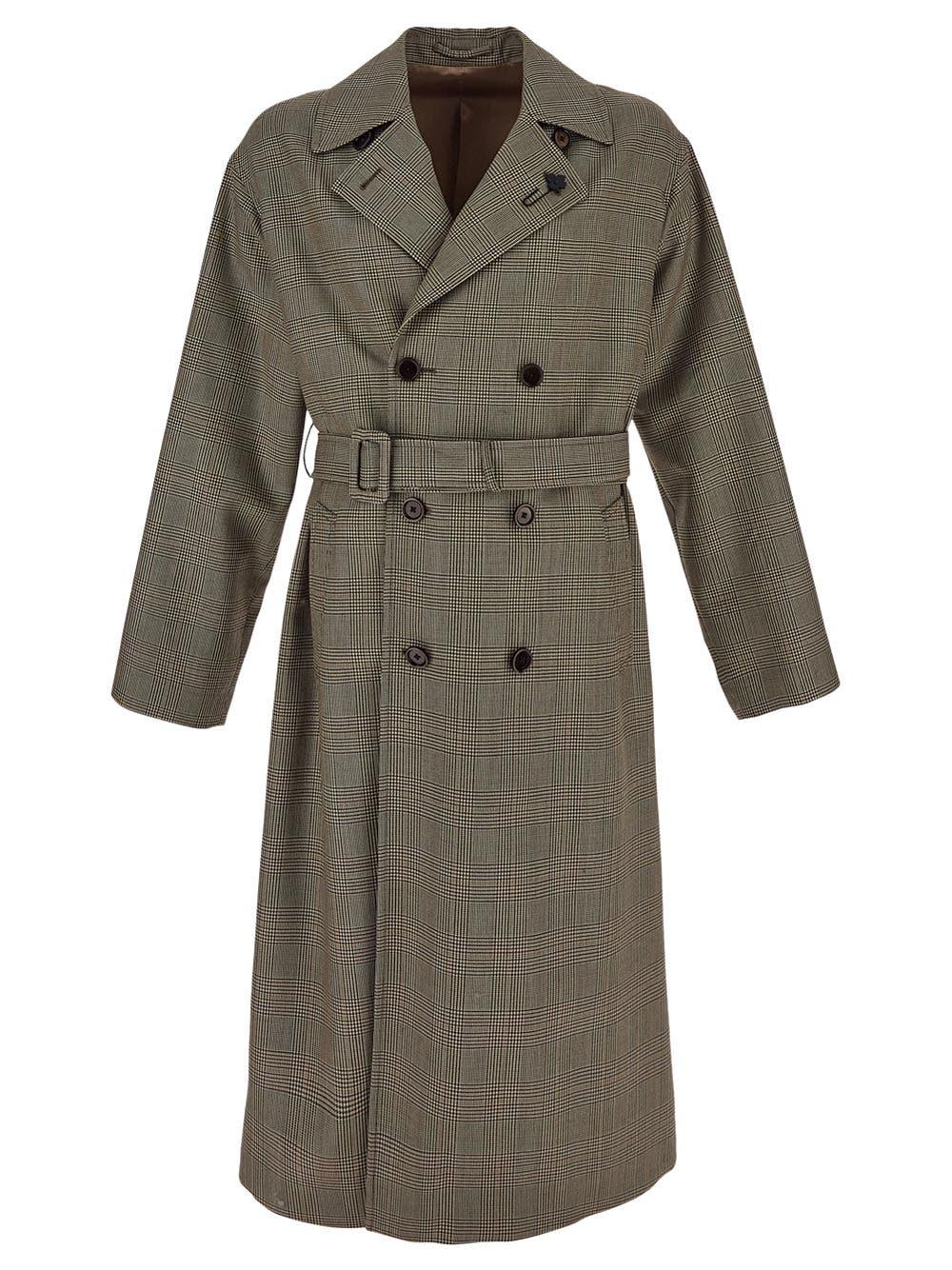 Oluxury Lardini double-breasted trench