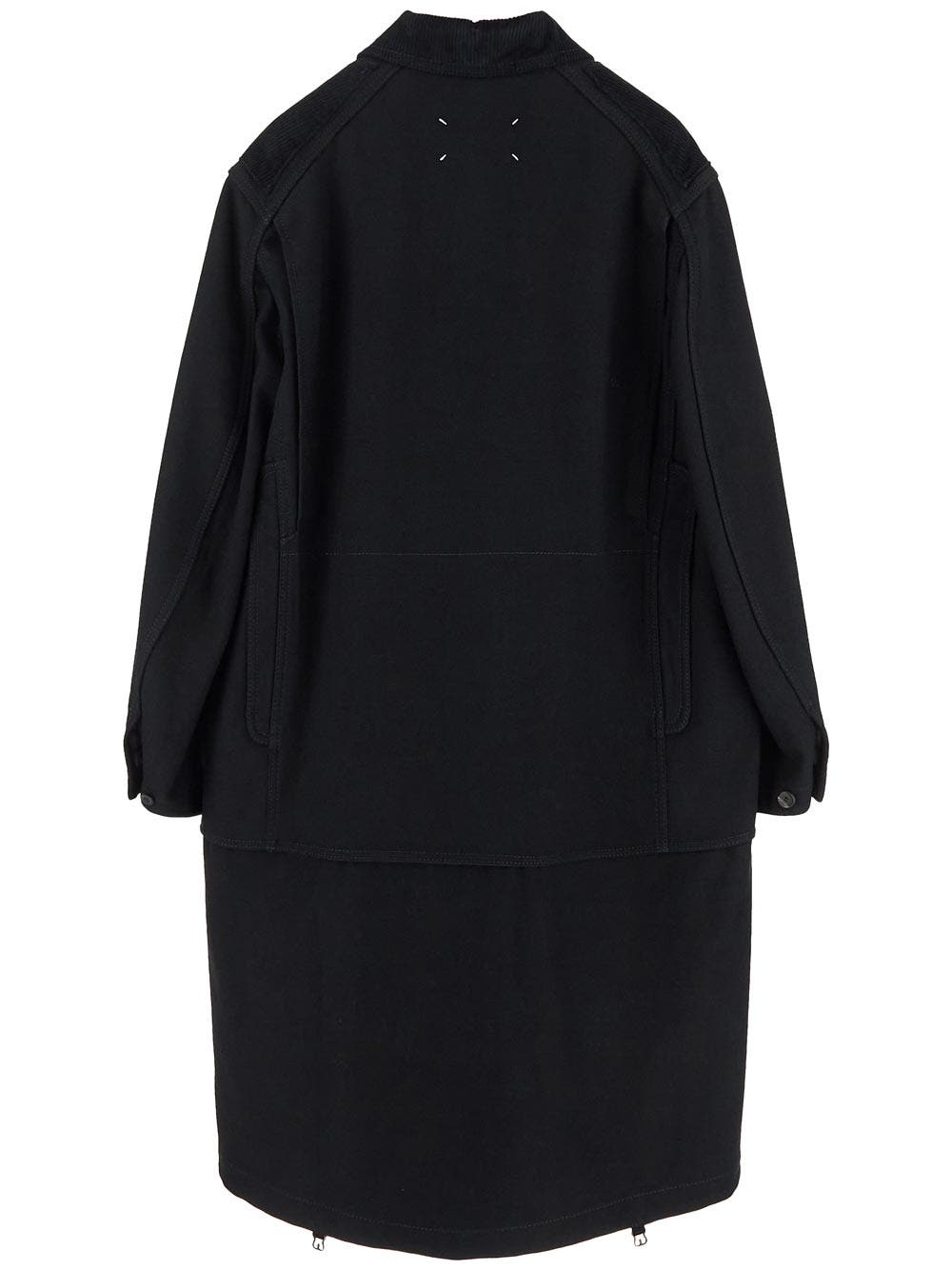 Oluxury Maison Margiela Asymmetric Coat