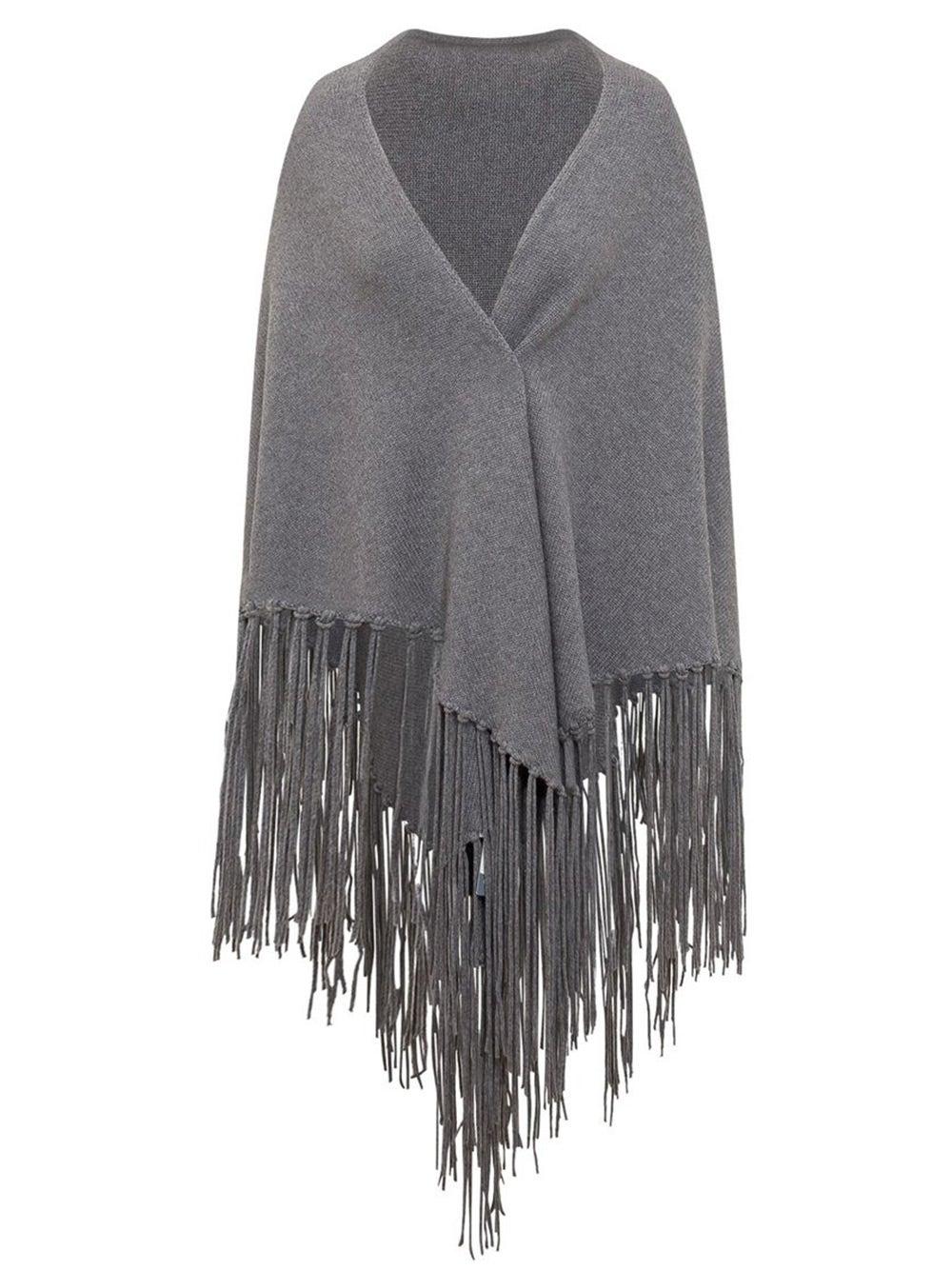 Oluxury Malo Cashmere Poncho