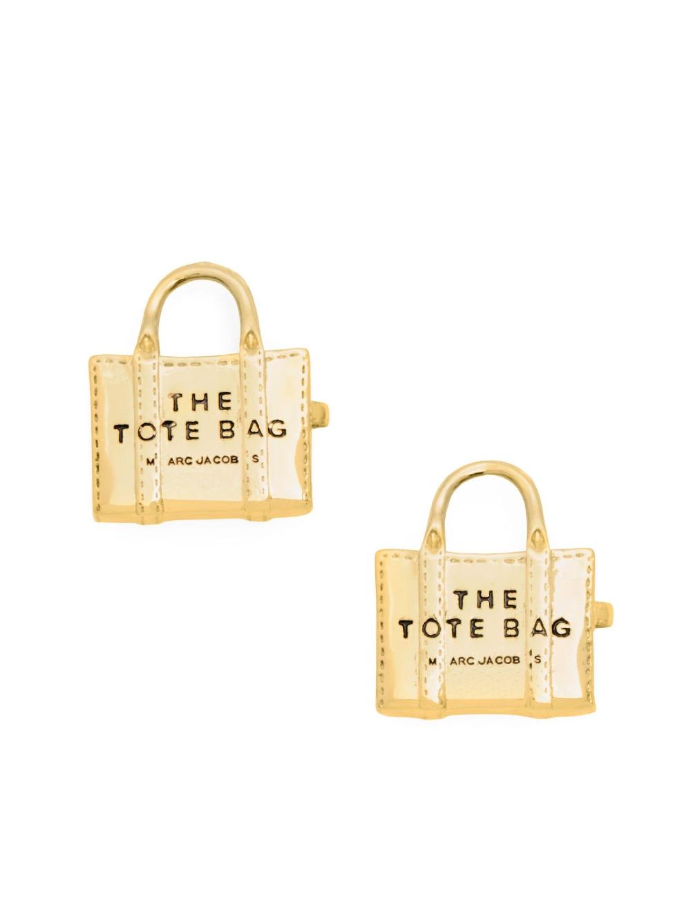 Oluxury Marc Jacobs The Tote Bag Stud Earrings