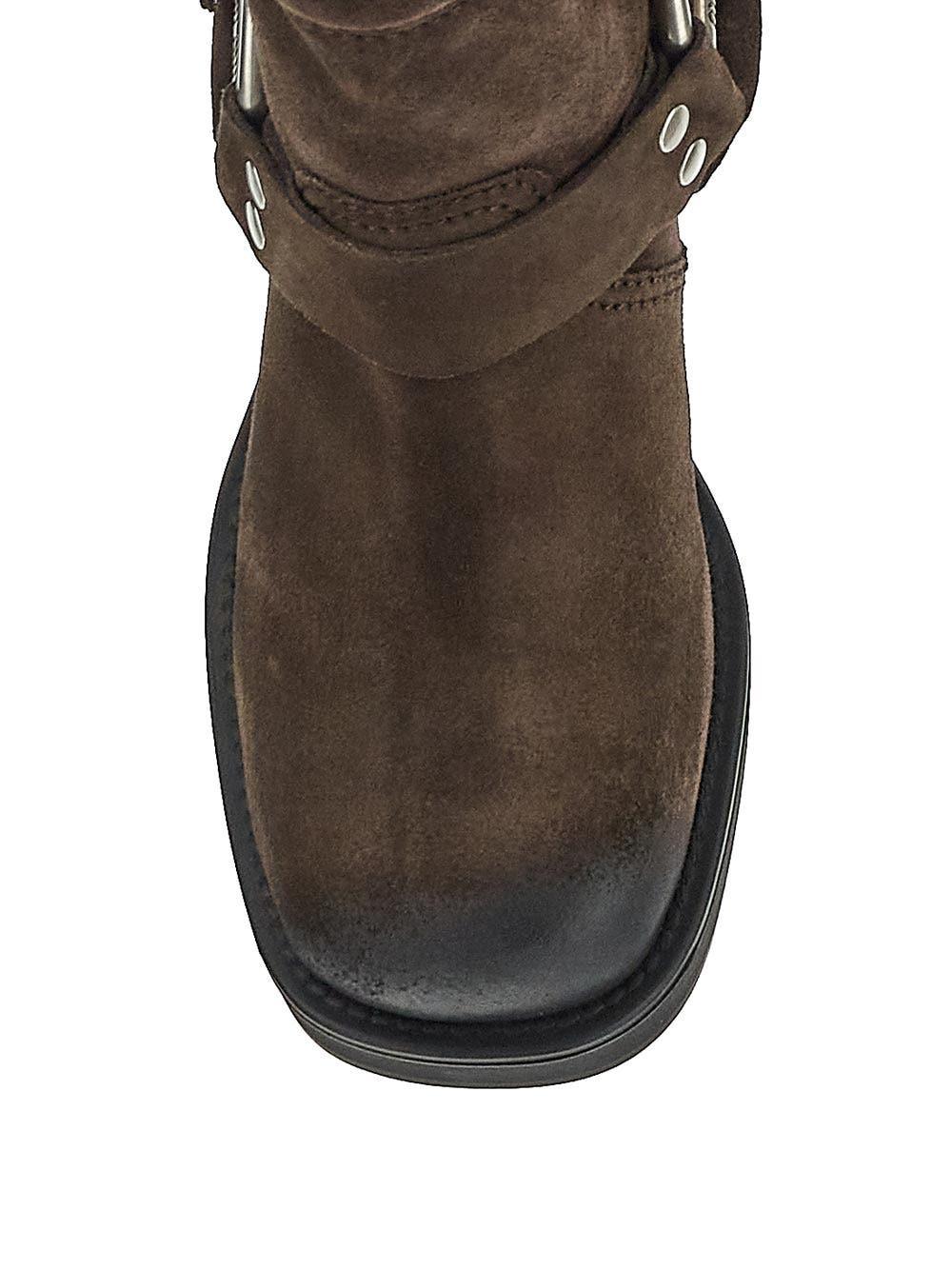 Oluxury Miu Miu Ankle Boot