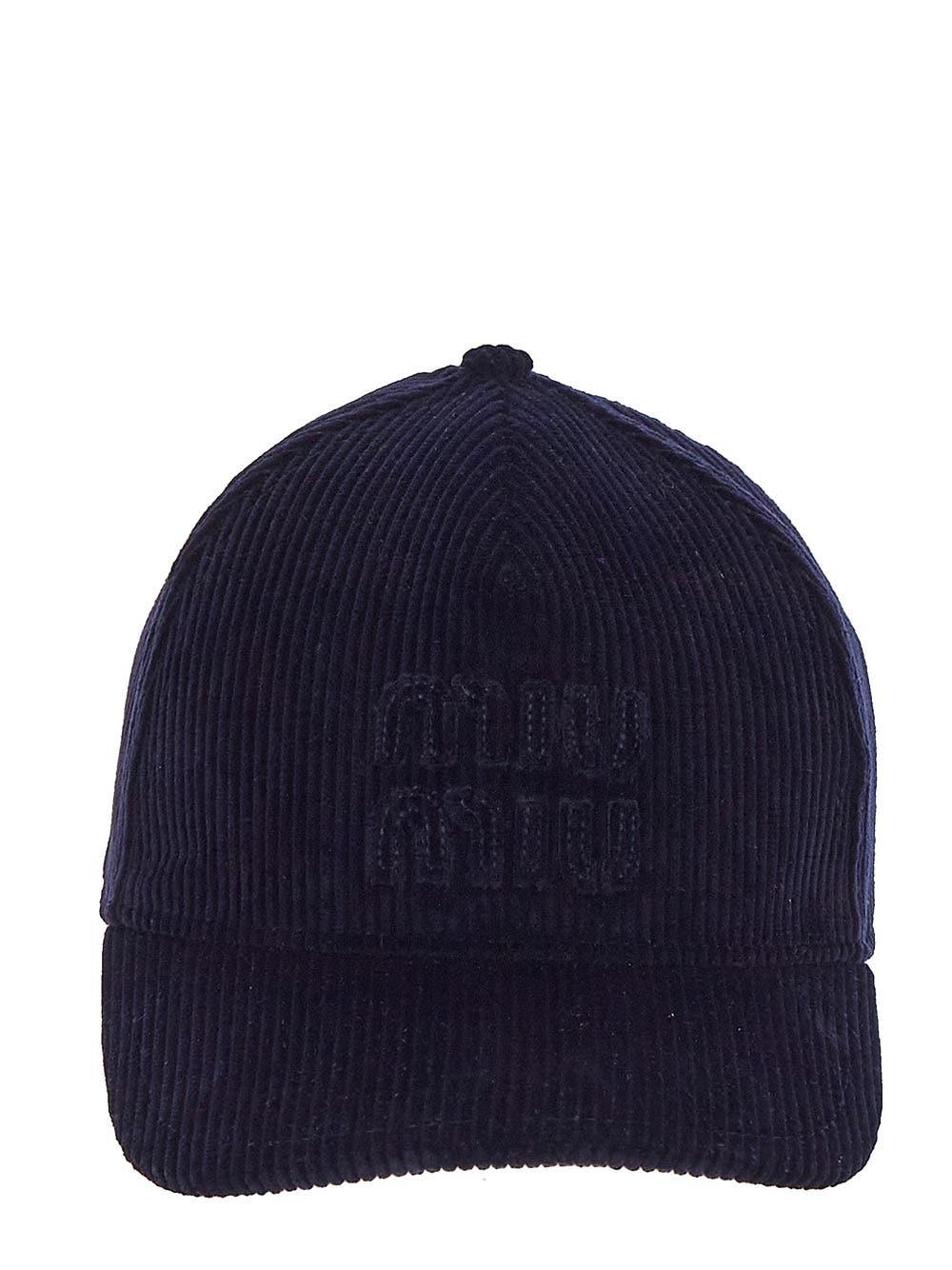 Oluxury Miu Miu Corduroy Baseball Cap