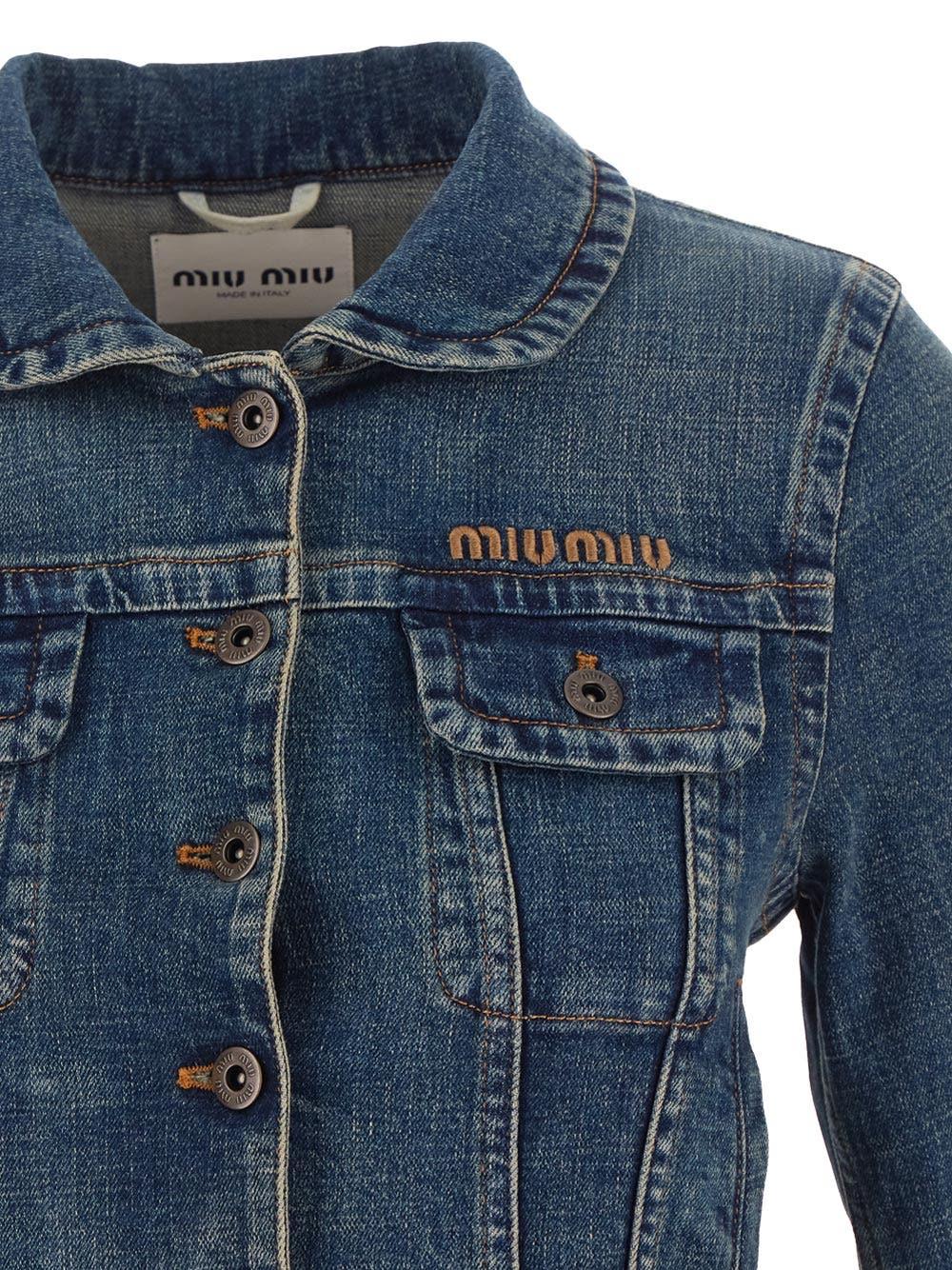 Oluxury Miu Miu Denim Jacket