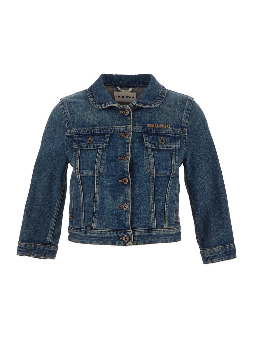 Oluxury Miu Miu Denim jacket