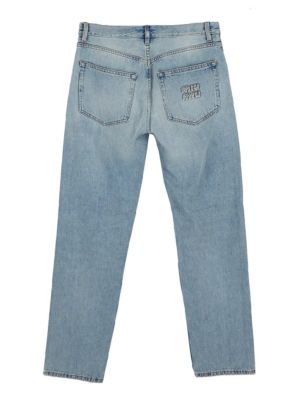 Oluxury Miu Miu Denim Trouser