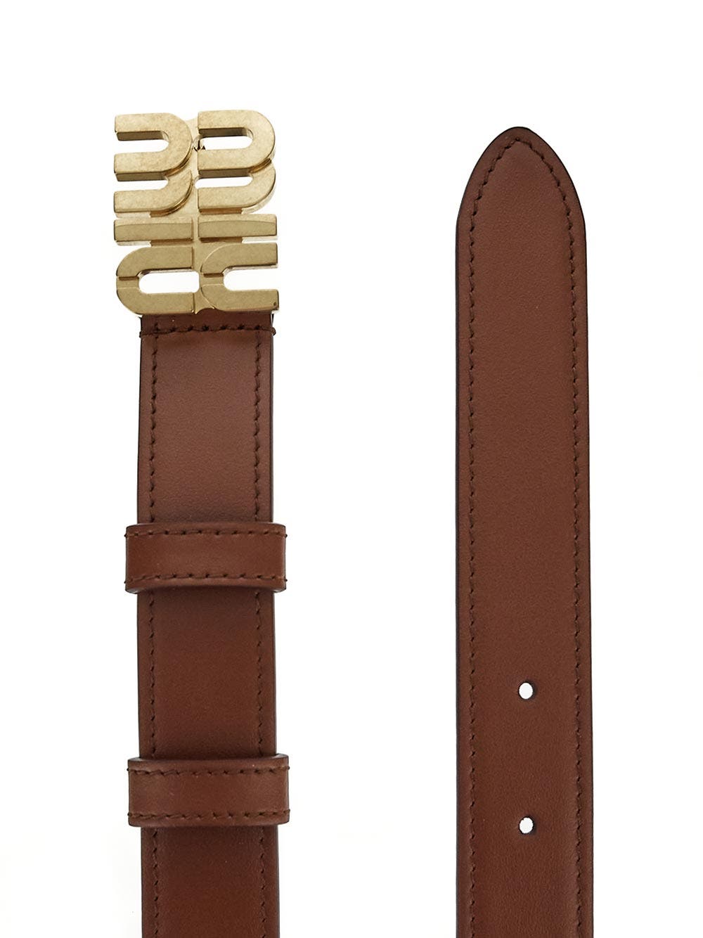 Oluxury Miu Miu Leather Belt