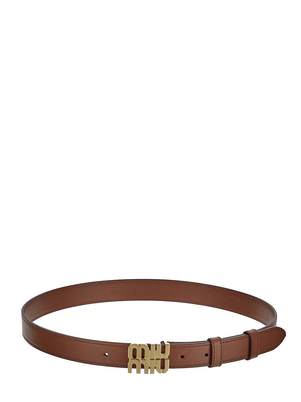 Oluxury Miu Miu Leather Belt