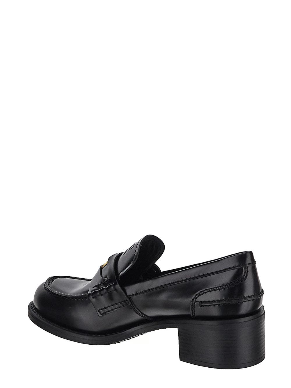 Oluxury Miu Miu Logo Loafer