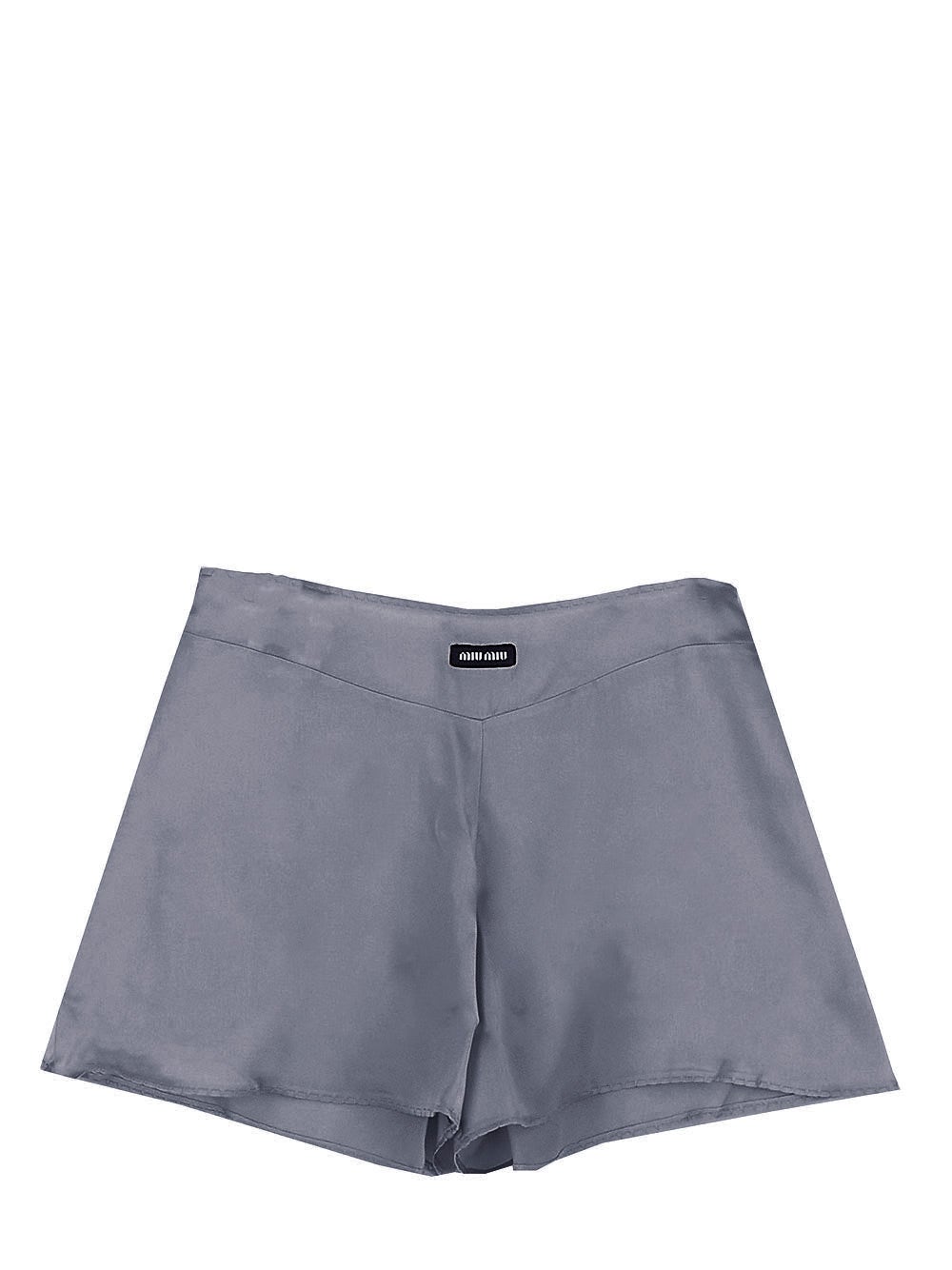Oluxury Miu Miu Logo Short