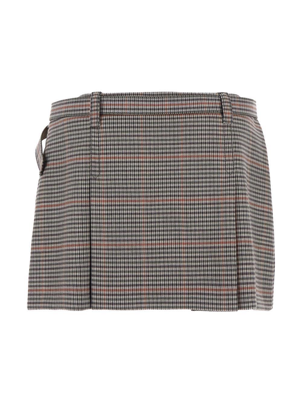 Oluxury Miu Miu Mini Skirt