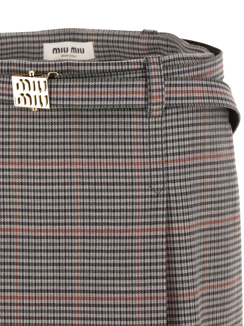 Oluxury Miu Miu Mini Skirt