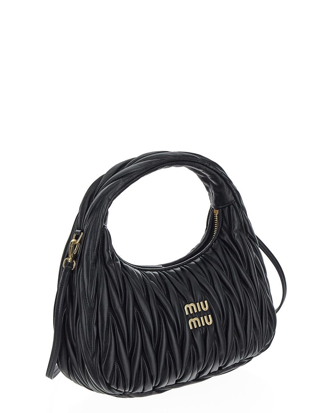 Oluxury Miu Miu Miu Wander Hobo Bag