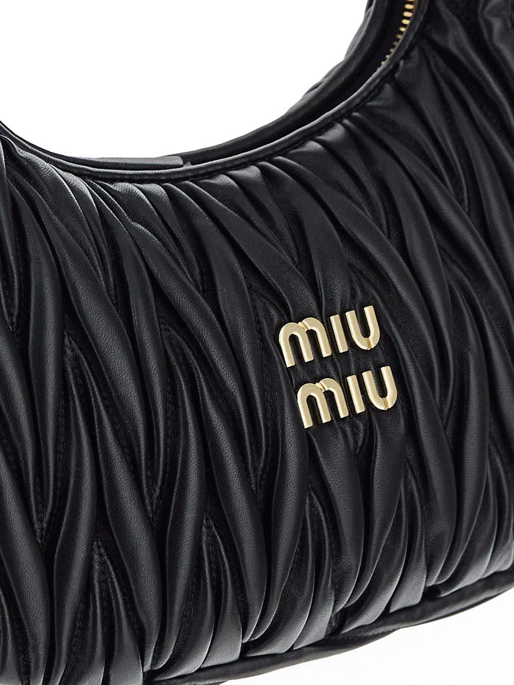 Oluxury Miu Miu Miu Wander Hobo Bag