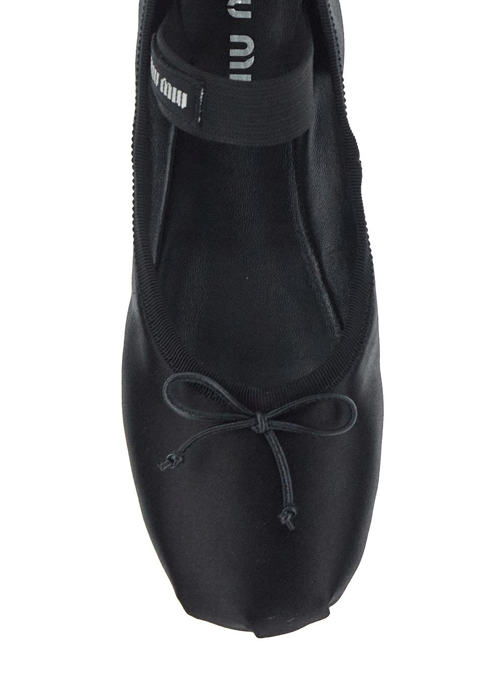 Oluxury Miu Miu Satin Ballerinas