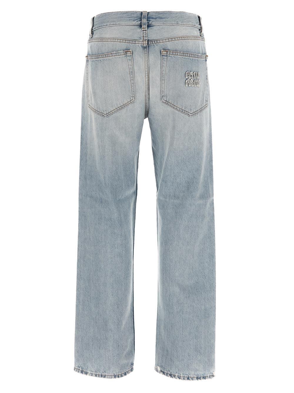 Oluxury Miu Miu Straight Jeans