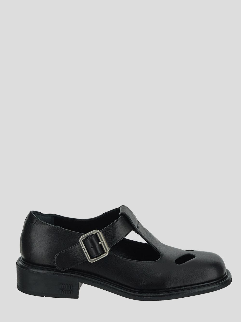 Oluxury Miu Miu T-bar shoes