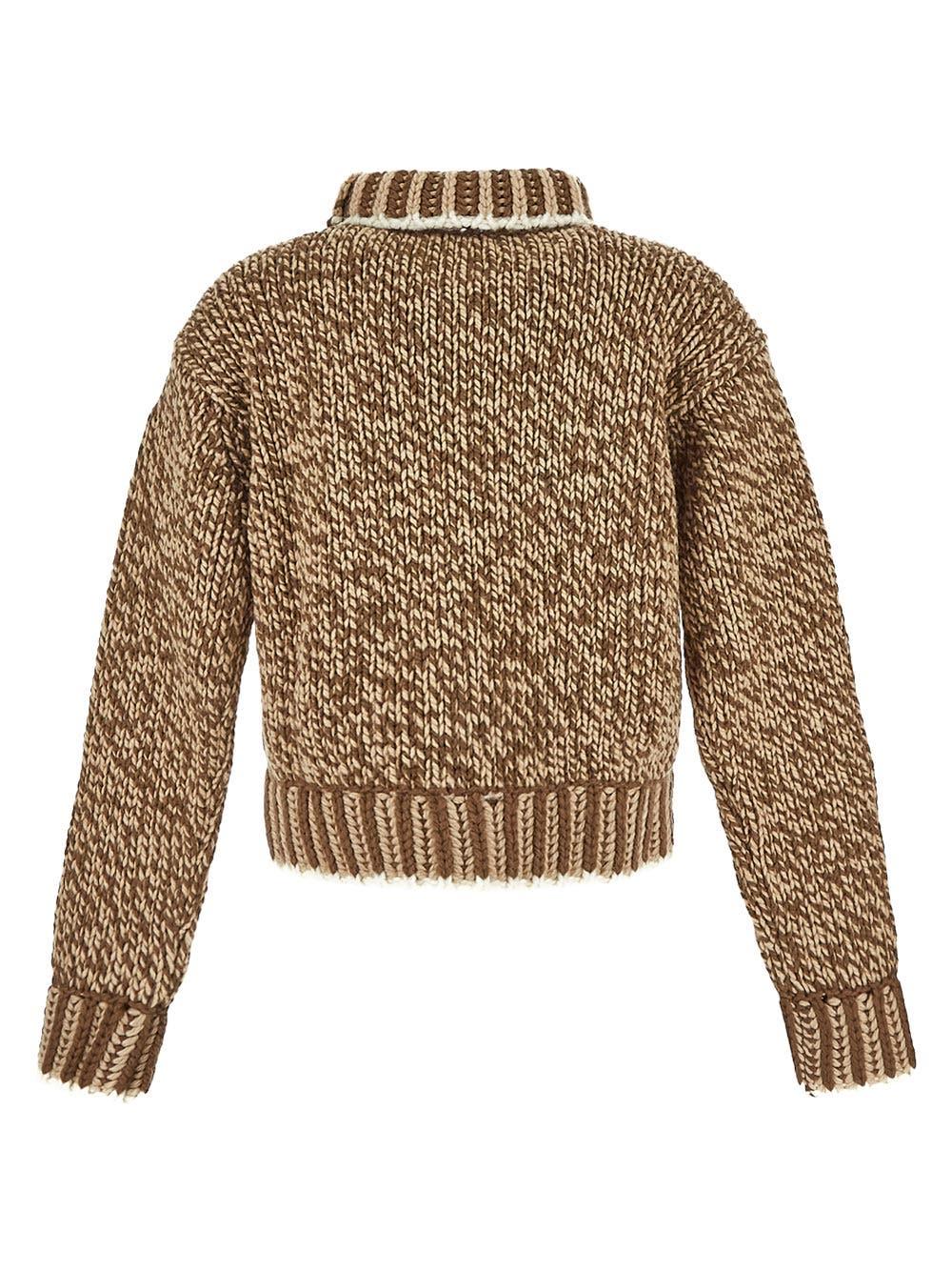 Oluxury Moncler Dolcevita Tricot Knit