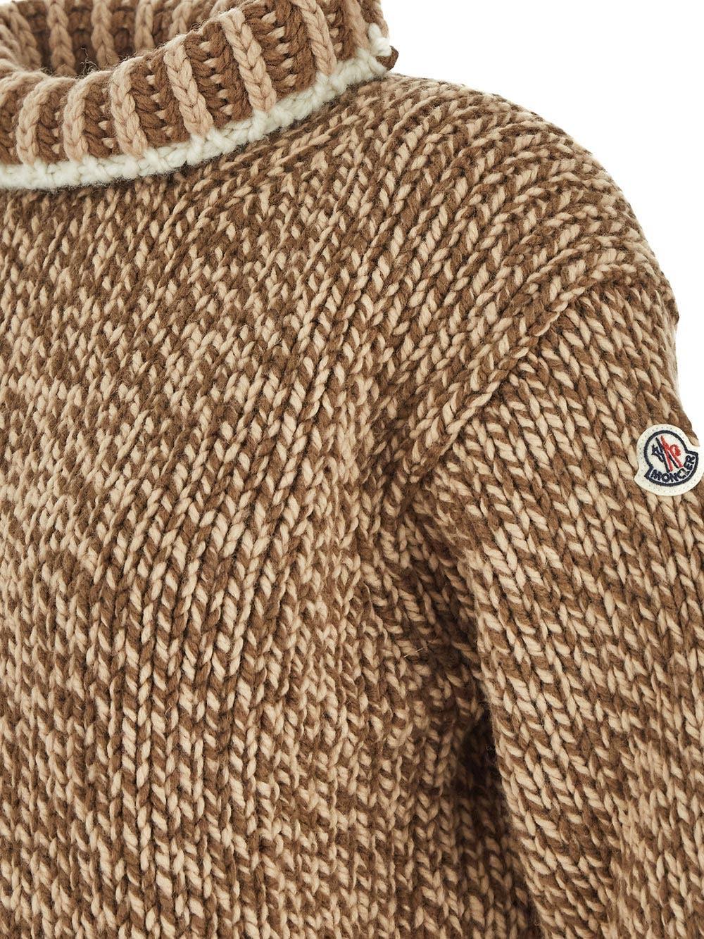 Oluxury Moncler Dolcevita Tricot Knit