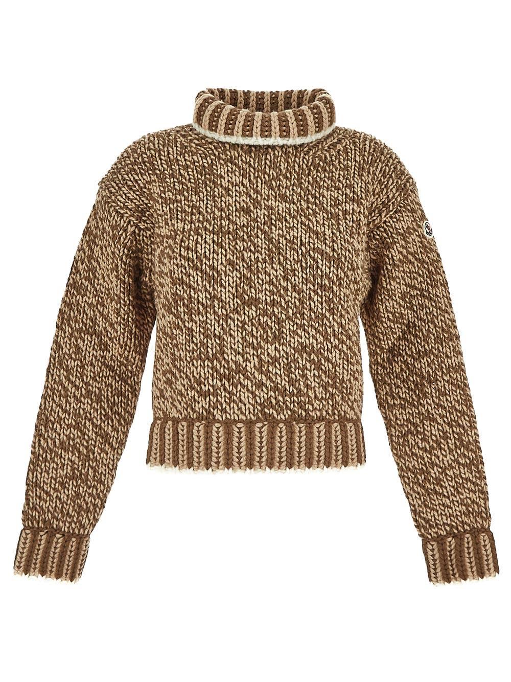 Oluxury Moncler Dolcevita Tricot Knit