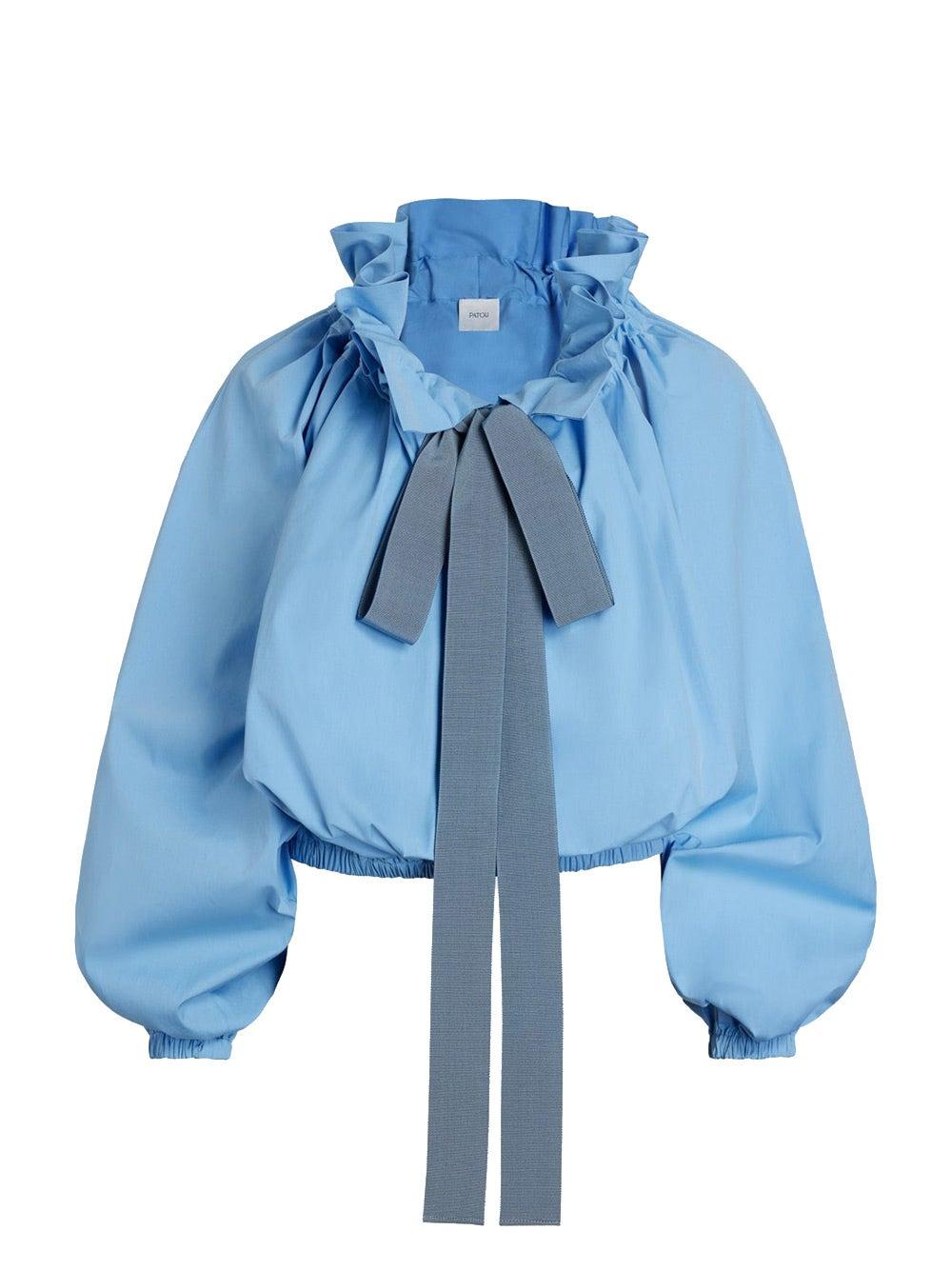 Oluxury Patou Baloon Sleeve Top