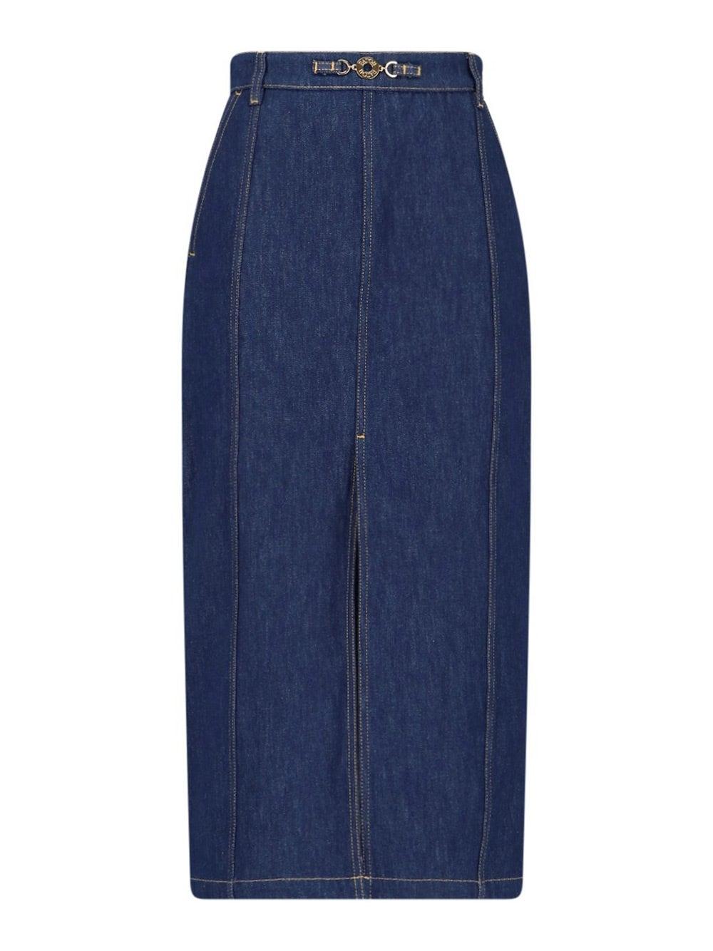 Oluxury Patou Denim Skirt