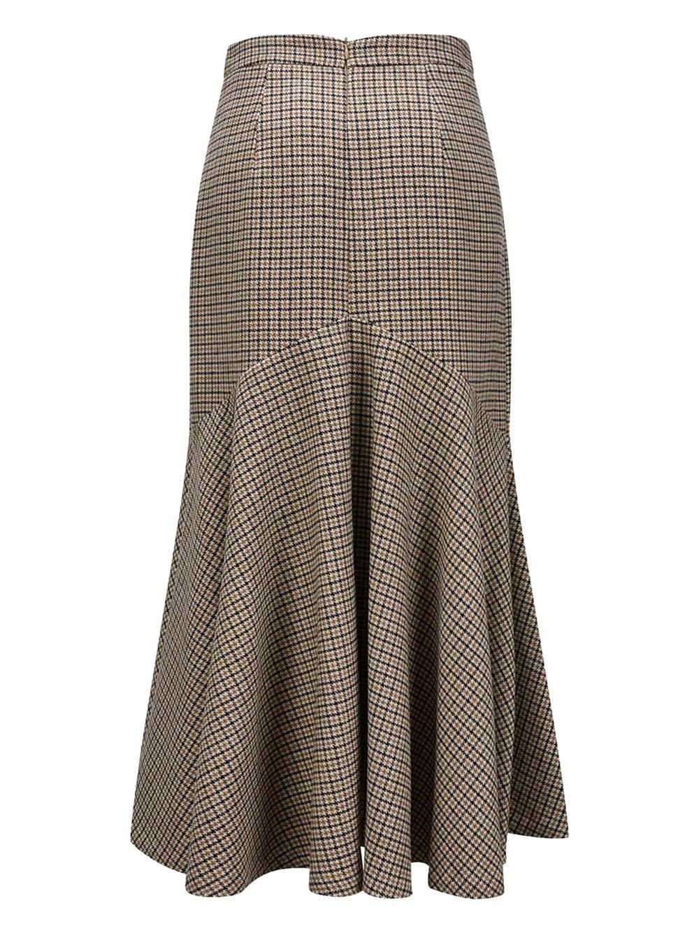 Oluxury Patou Midi Mermaid Skirt
