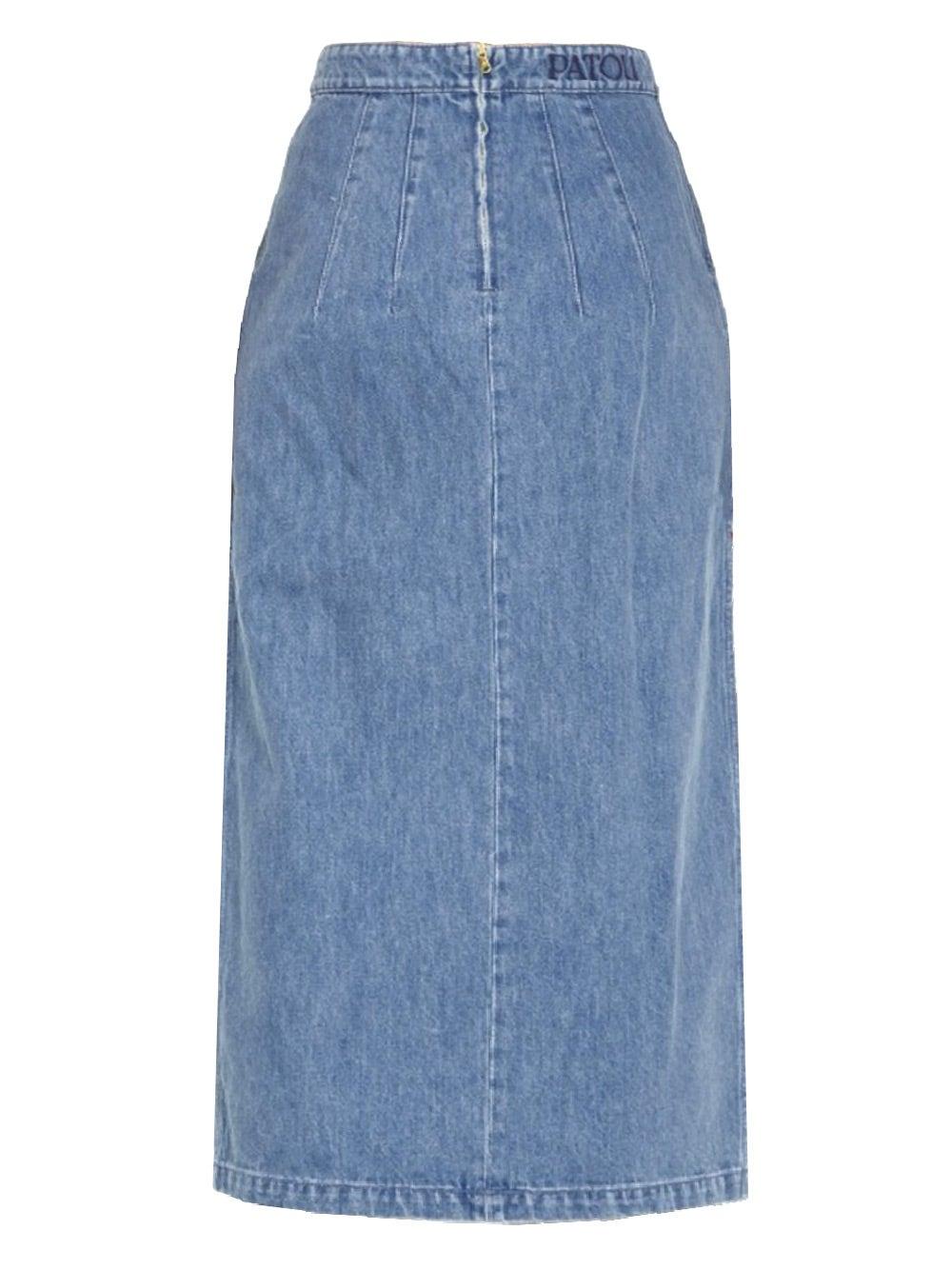 Oluxury Patou Midi-Skirt