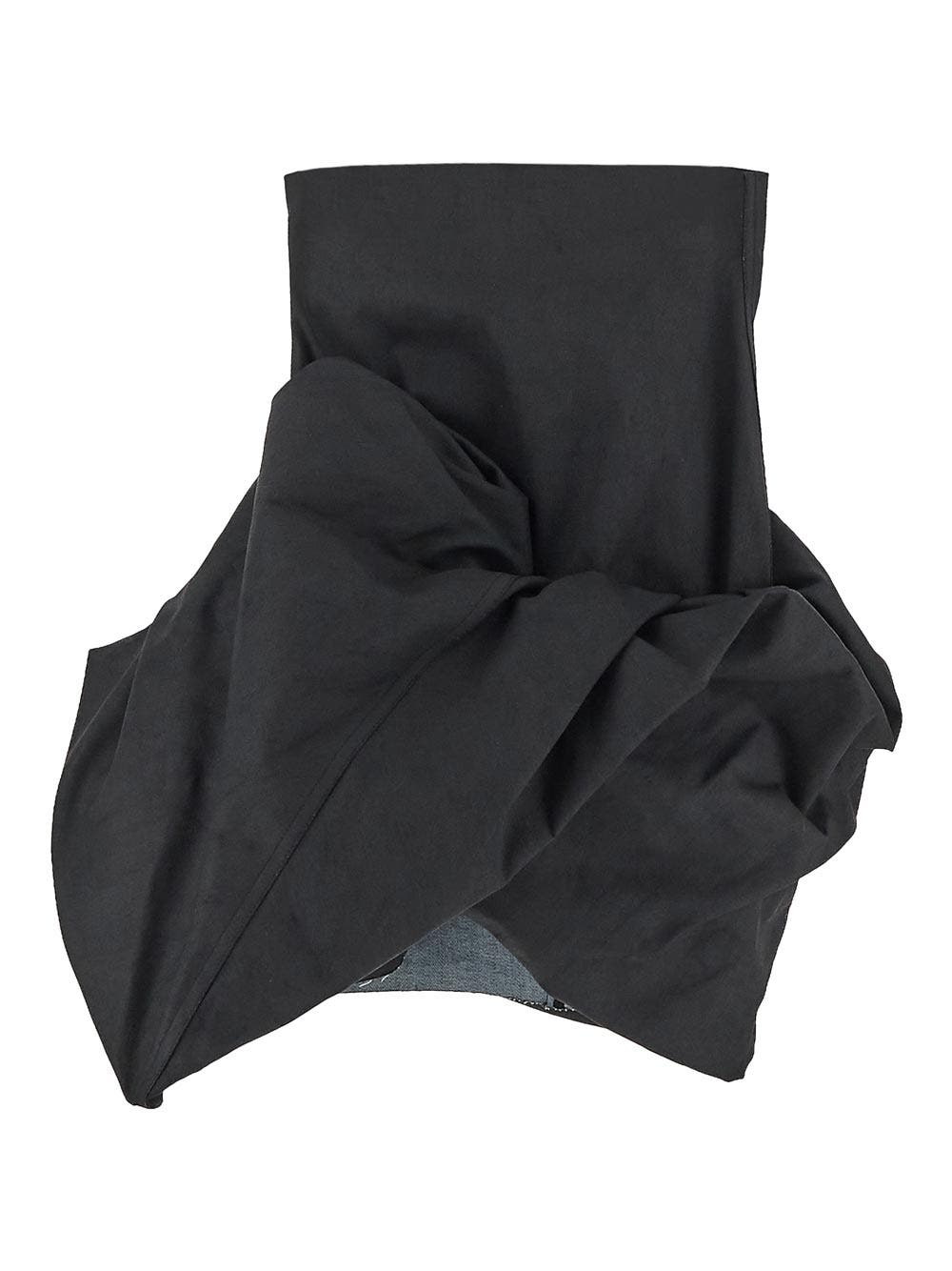 Oluxury Rick Owens Draped Mini-Skirt