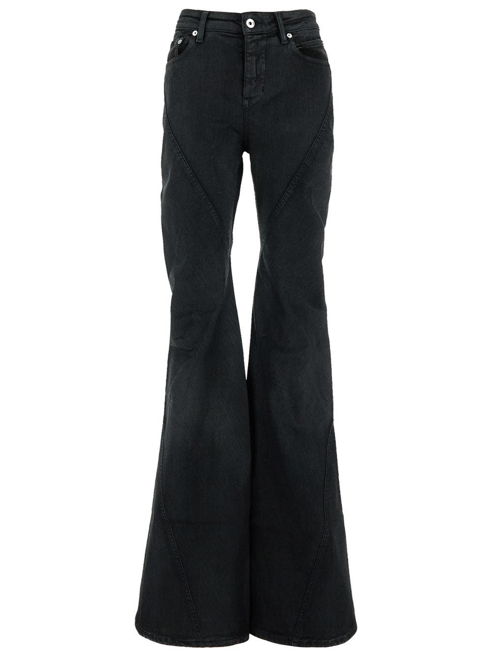 Oluxury Rick Owens Drkshdw Bias Bootcut