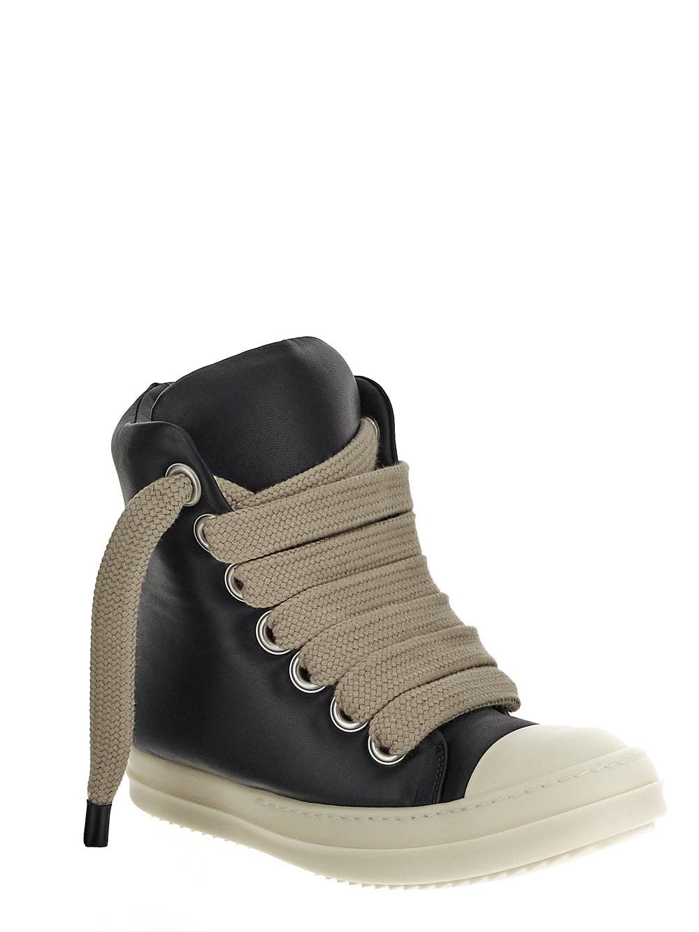 Oluxury Rick Owens JUMBO LACED PADDED SNEAKERS