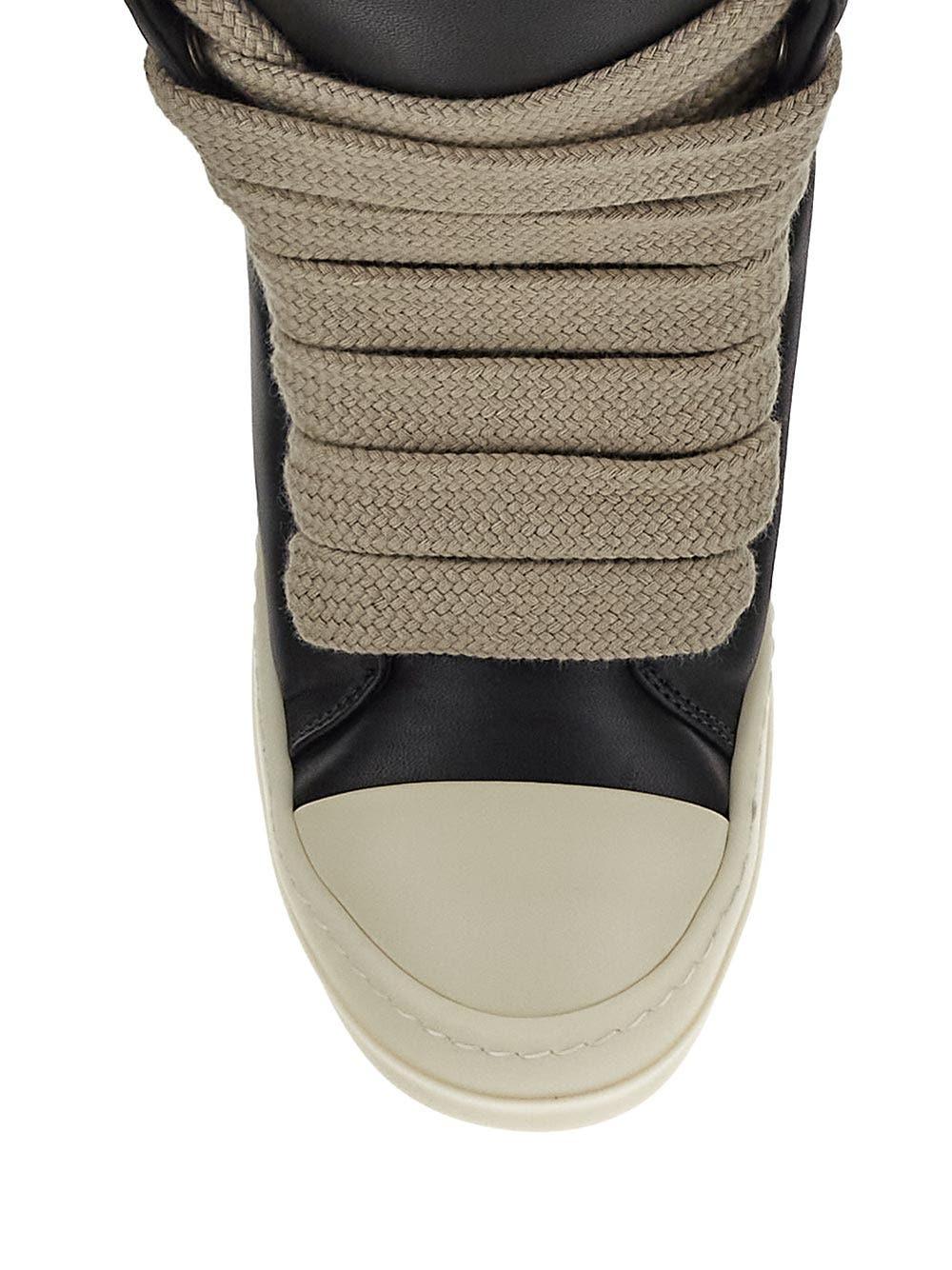 Oluxury Rick Owens JUMBO LACED PADDED SNEAKERS