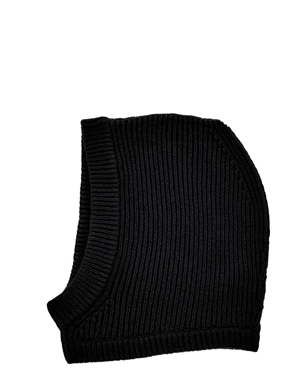 Oluxury Rick Owens Ribbed Balaclava