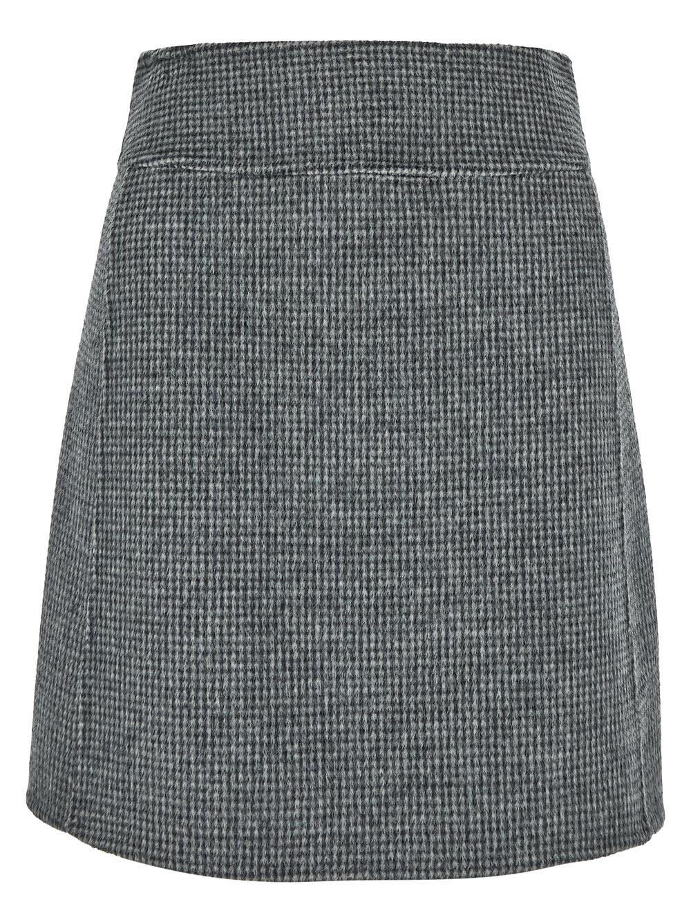 Oluxury S Max Mara Stone mini skirt