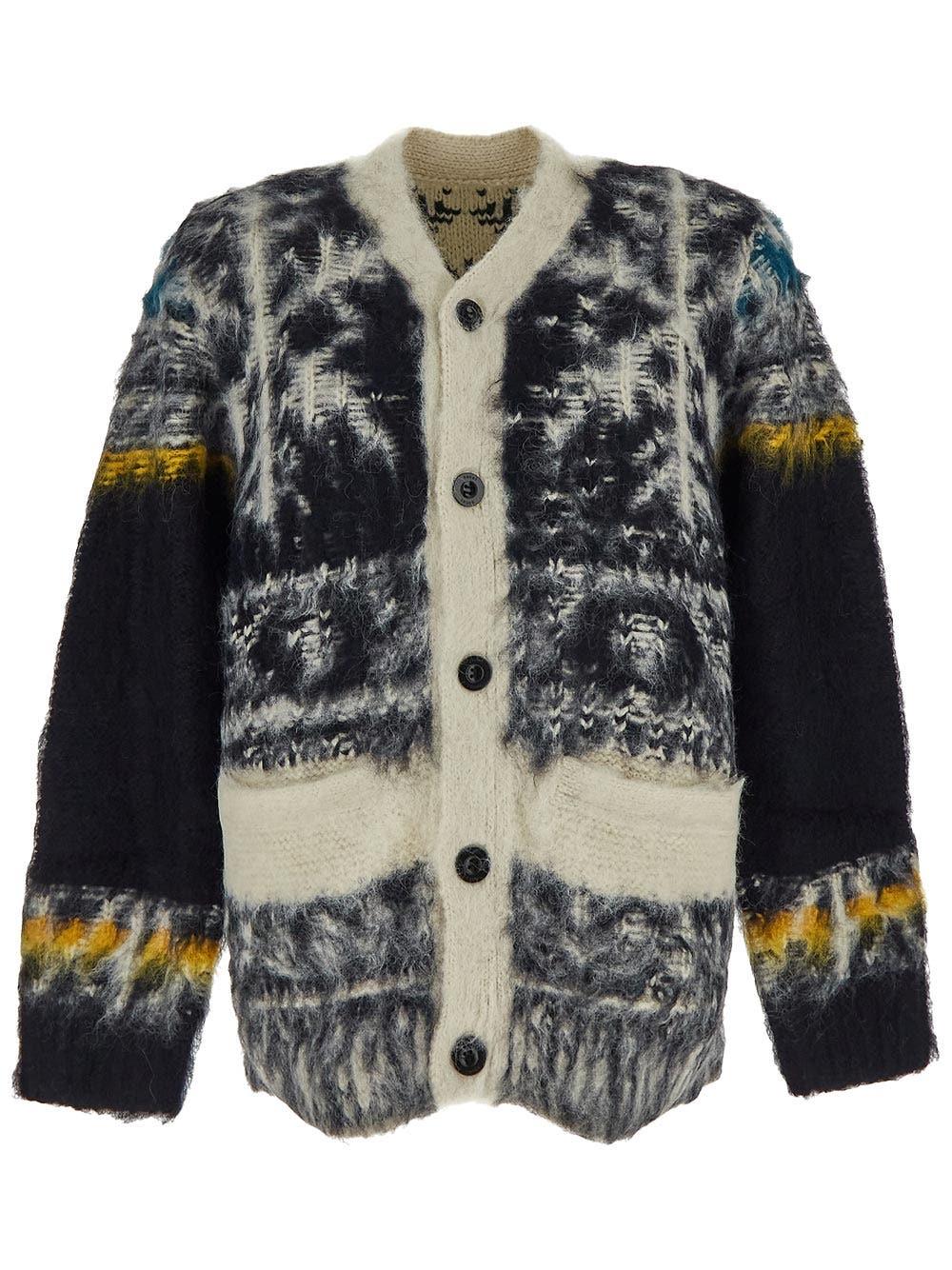Oluxury Sacai Alpaca Cardigan
