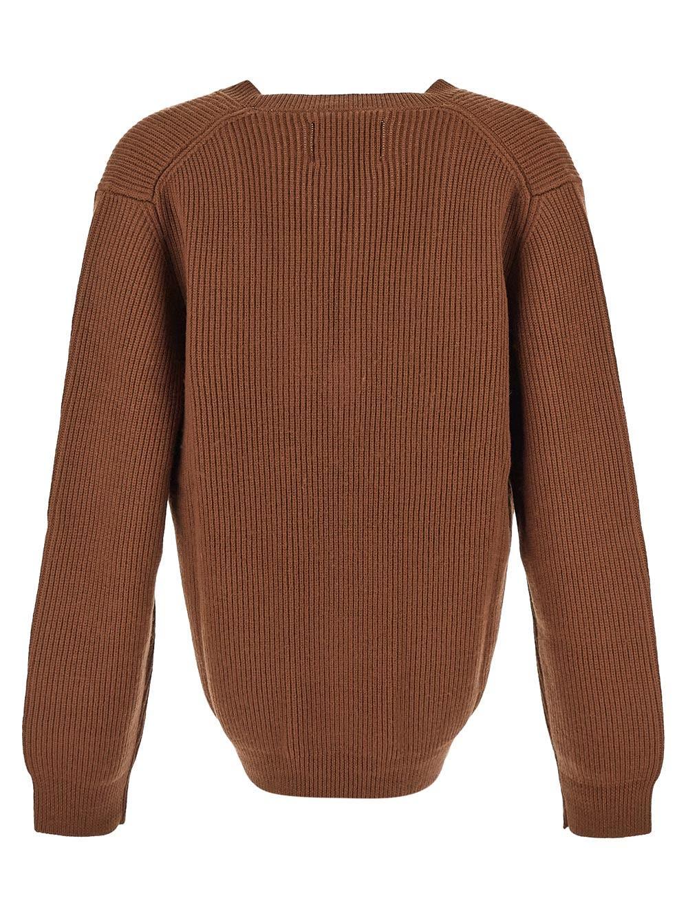 Oluxury Seven Gauge Knitwear Neck-v