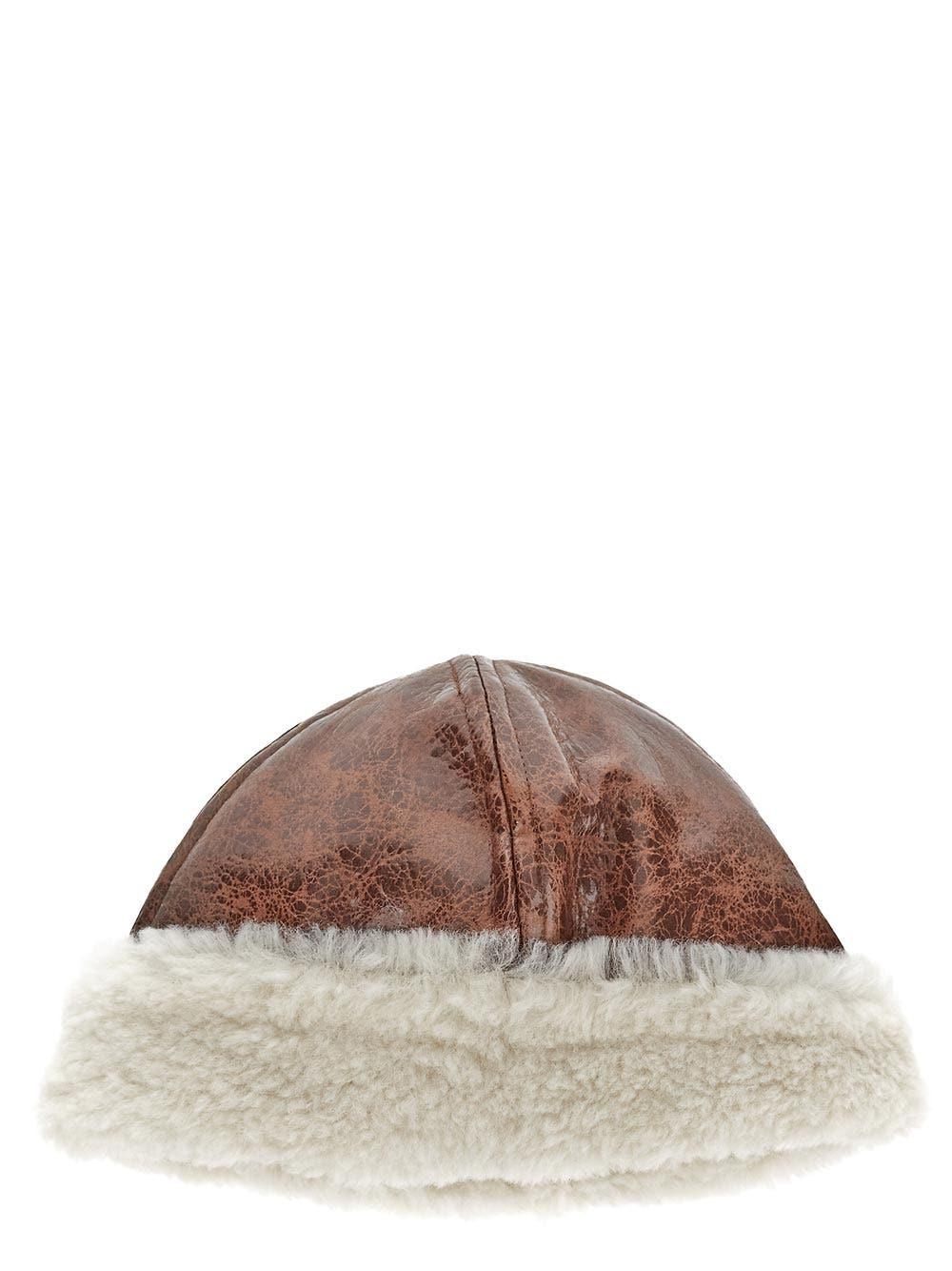 Oluxury Stand Studio Ruth Shearling Hat