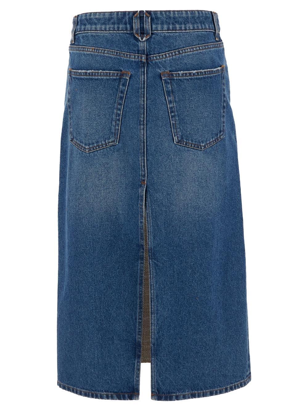 Oluxury Stella Mccartney Denim Skirt